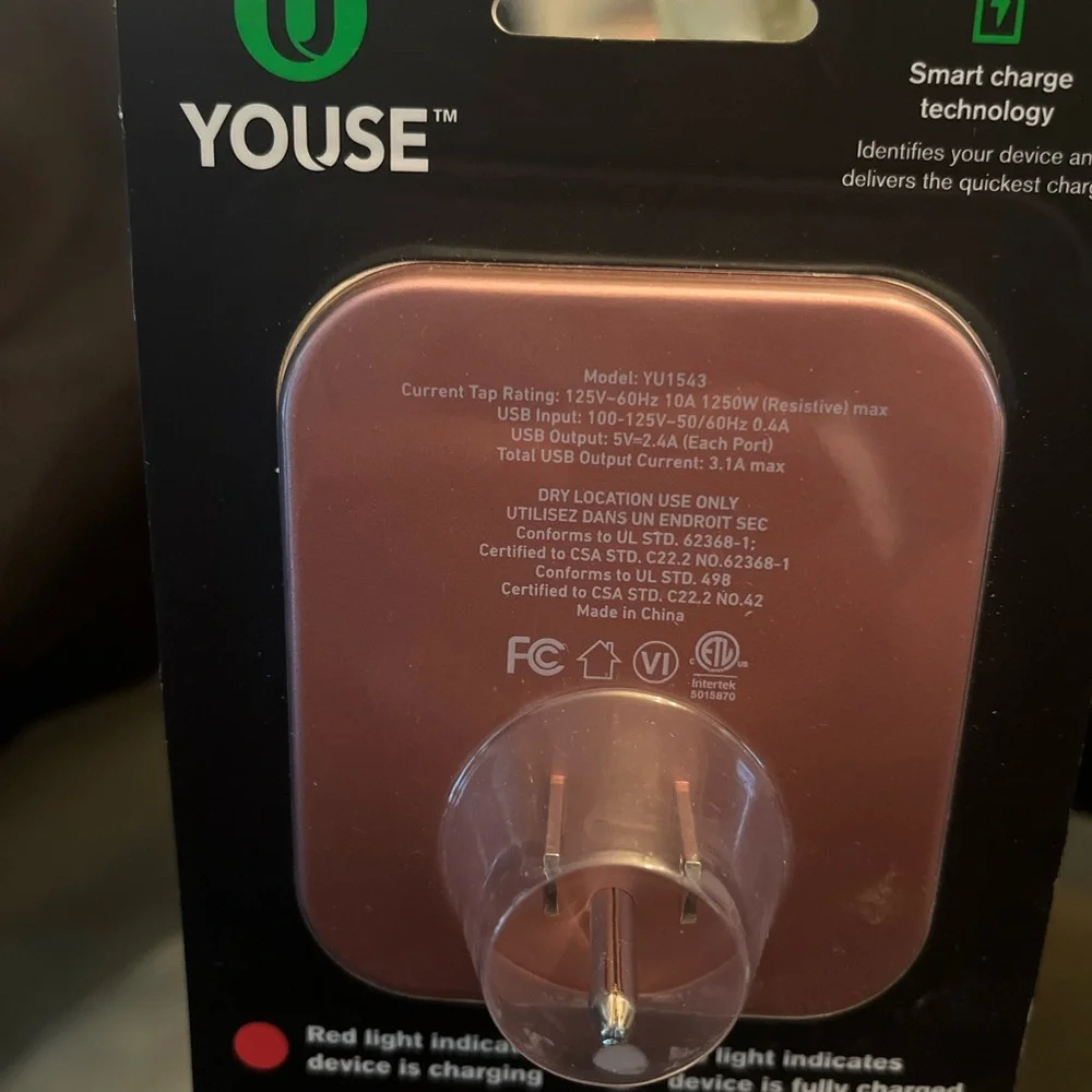 Dual USB Wall plate and phone holder